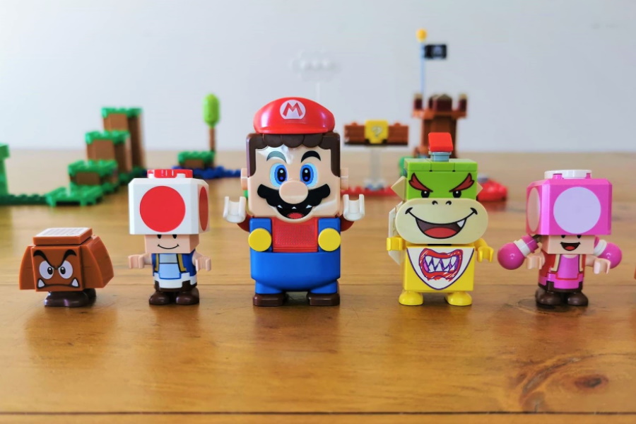 Lego super mario figure hot sale