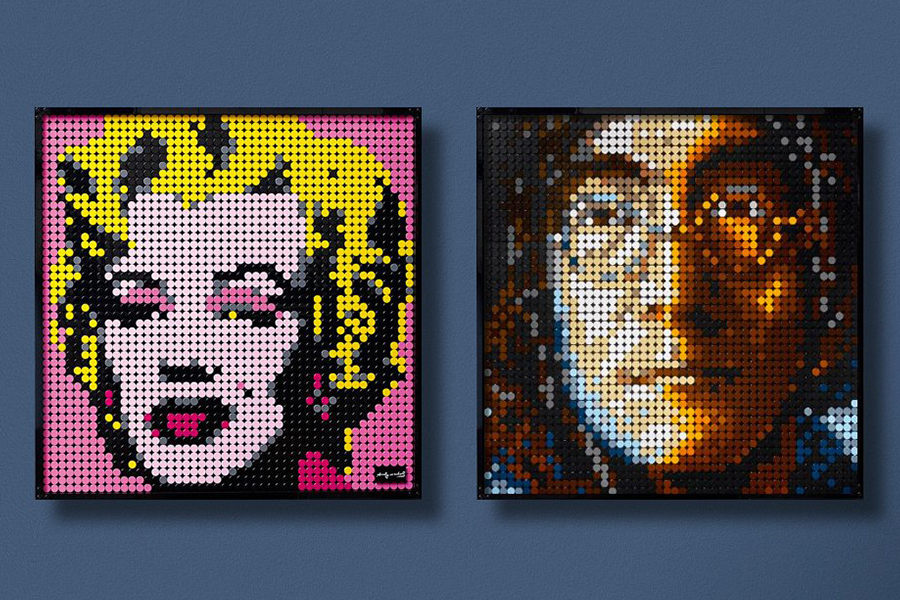 Lego has a new line of buildable pop art