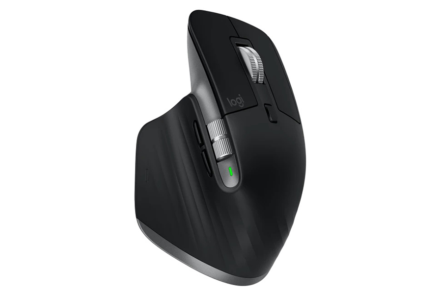 Logitech MX Master 3 and MX Keys for Mac top view mouse