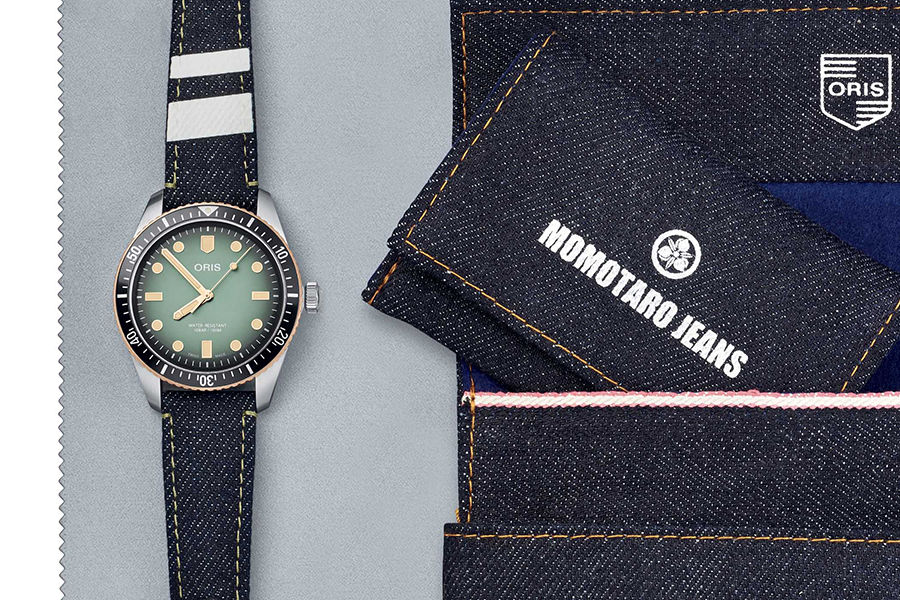 Oris and Momotaro Collaborate for a Denim Watch Man of Many