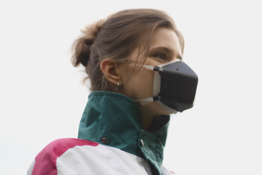 active air purifying mask