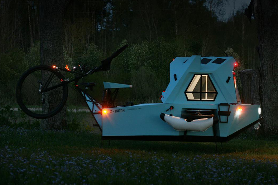 Z-Triton House-Boat-Trike