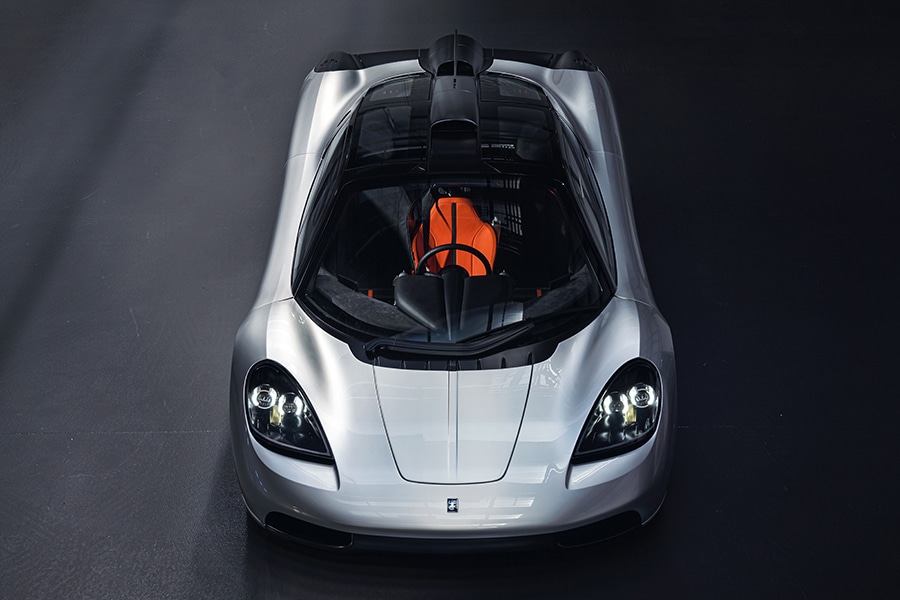 Designer of the McLaren F1 debuts the T.50 front