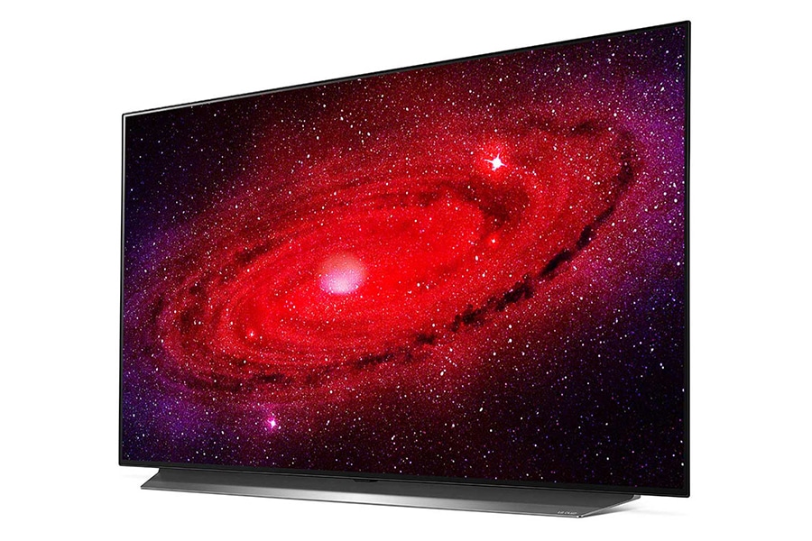 LG 48-inch CX 4K OLED TV side view