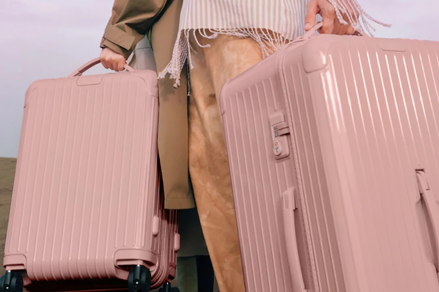 rimowa luggage pink