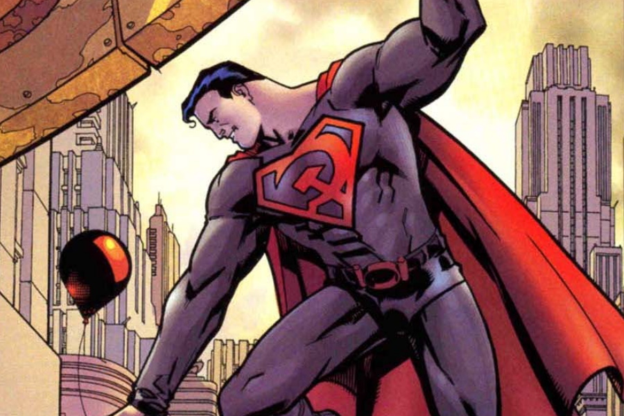 superman comic art