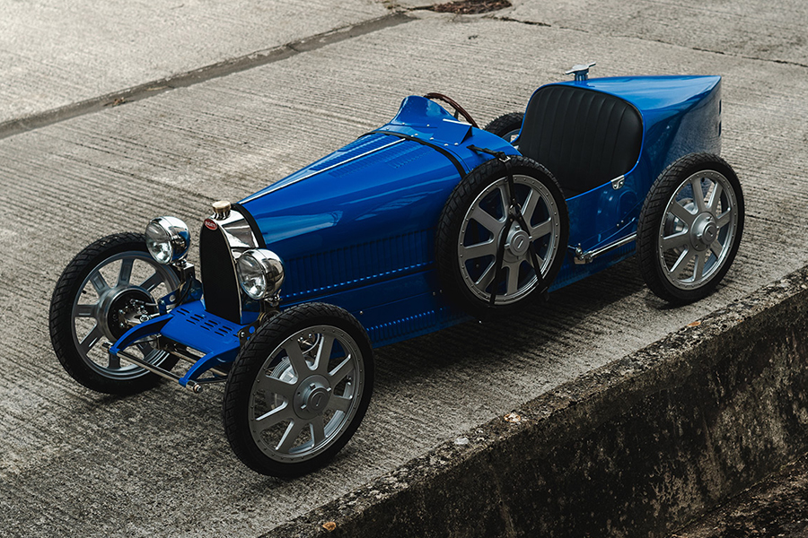 $48k Bugatti Toy Car side view