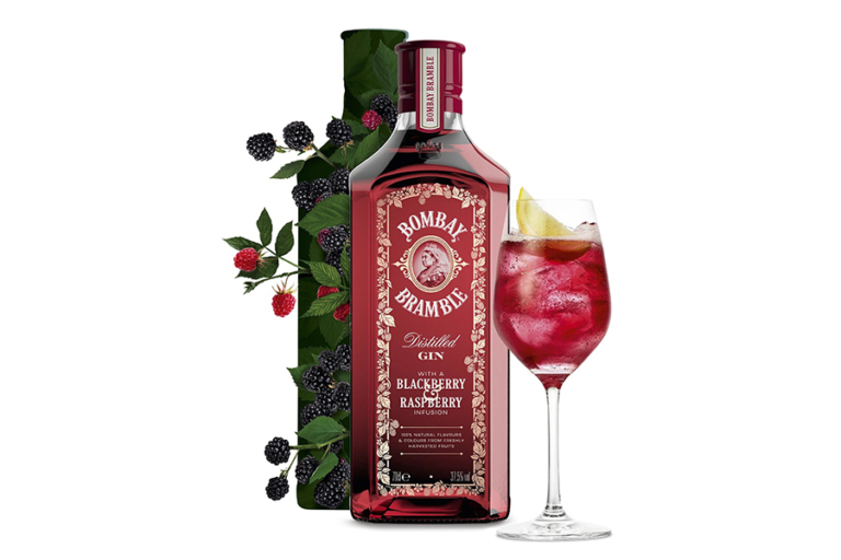 Bombay Takes Your Gin to the Bramble Man of Many
