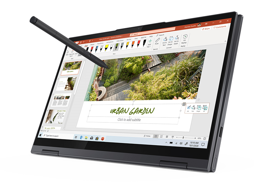 Five New Lenovo Yoga Laptops with pen