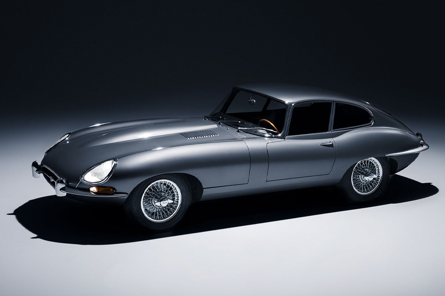 60th Anniversary Jaguar E-Type side view