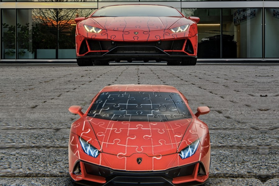 3D Lamborghini Huracán EVO Puzzle Puts a Raging Bull in Your Living