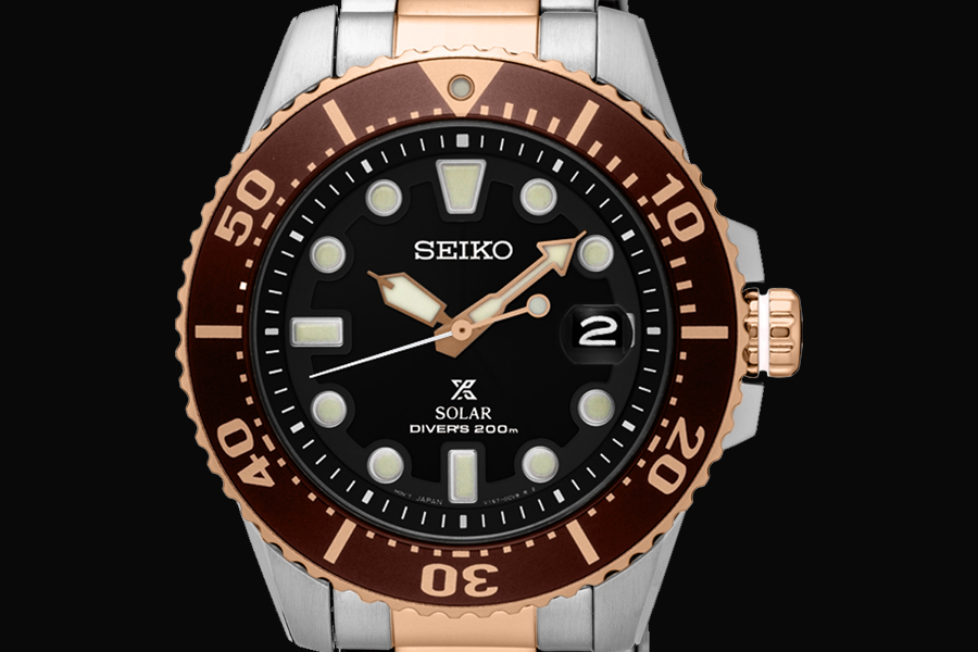 Limited Edition Seiko Prospex Solar Diver Watch dial