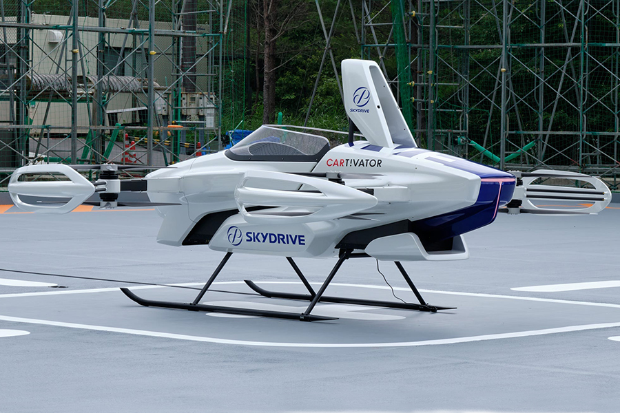 SkyDrive Flying Car side view