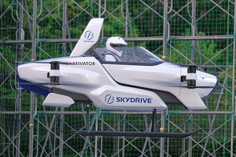 SkyDrive Flying Car side