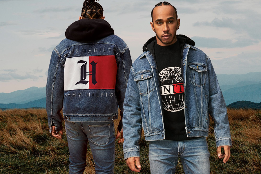 tommy hilfiger lewis hamilton denim jacket