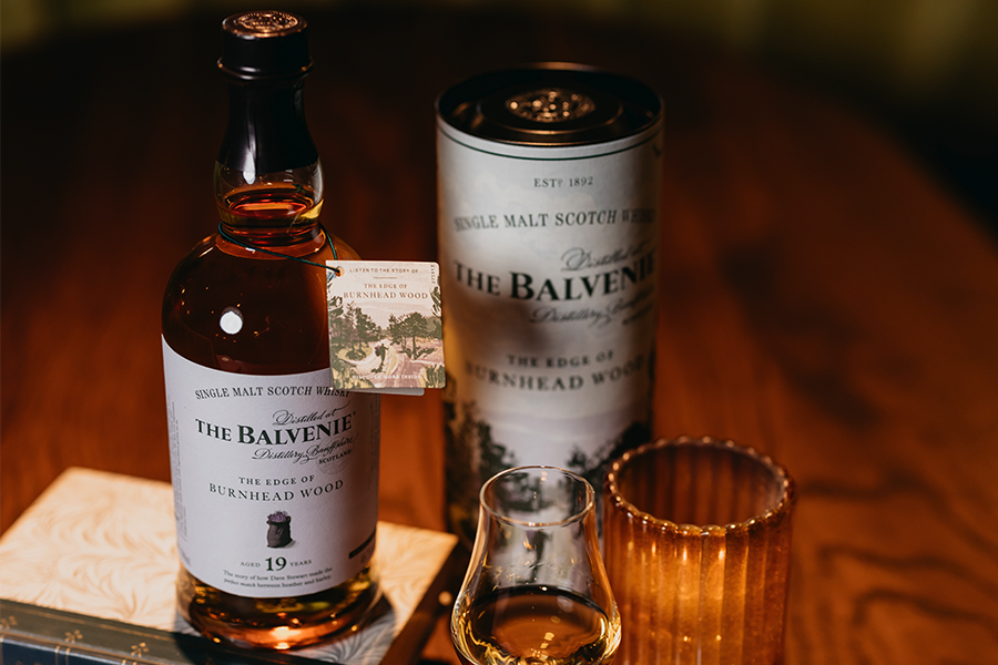 Bottle of The Balvenie The Edge of Burnhead Wood 19-year old whiskey