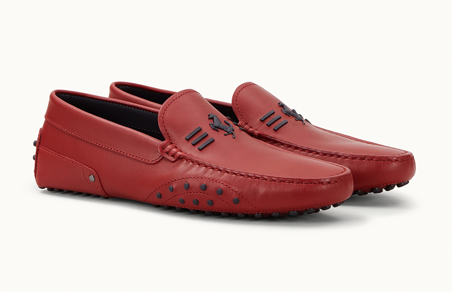 red Tods x Ferrari Driving Shoes