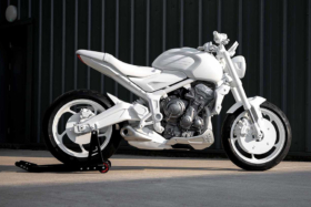 Triumph Motorcycles Trident Concept all white
