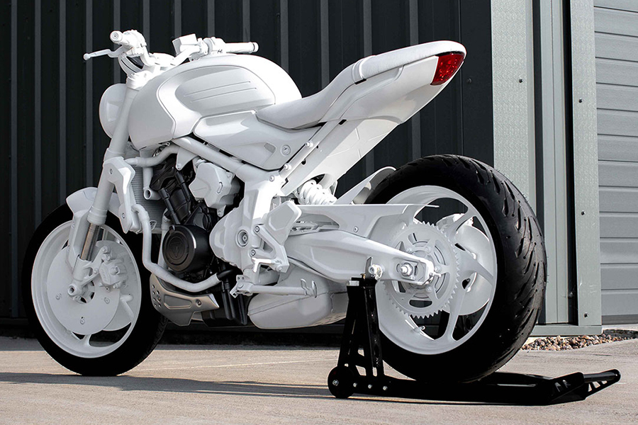 Triumph Motorcycles Trident Concept back