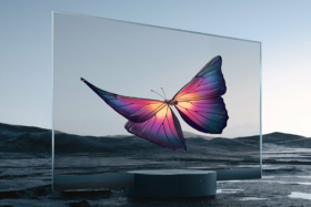 Xiaomi Seethrough TV side view