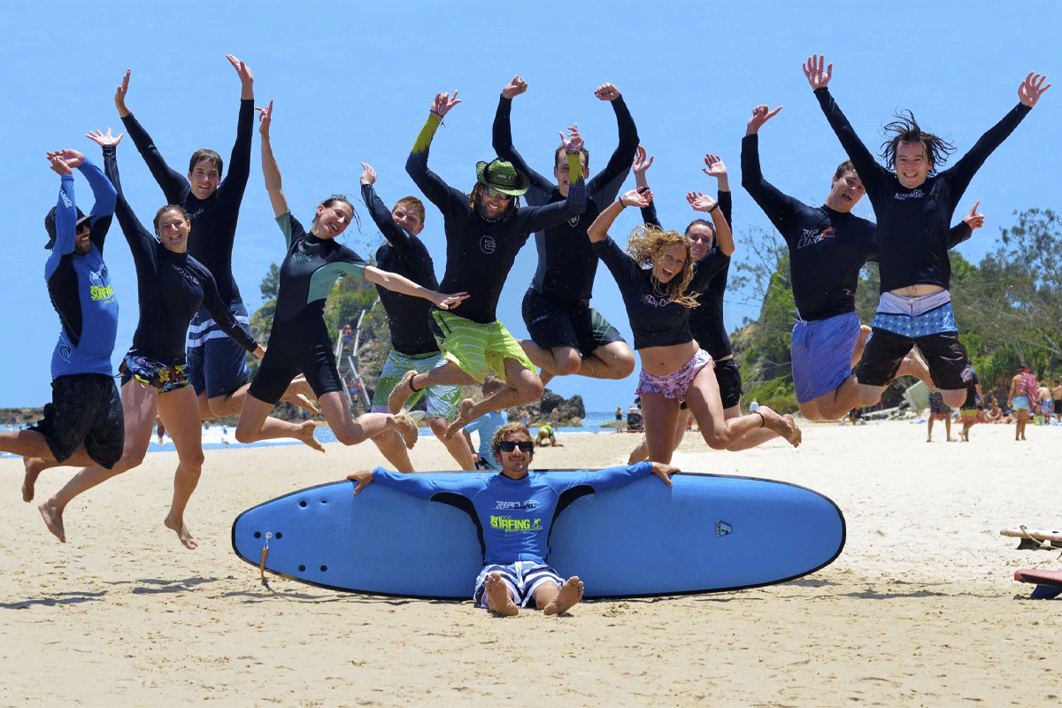 Black dog surfing byron bay