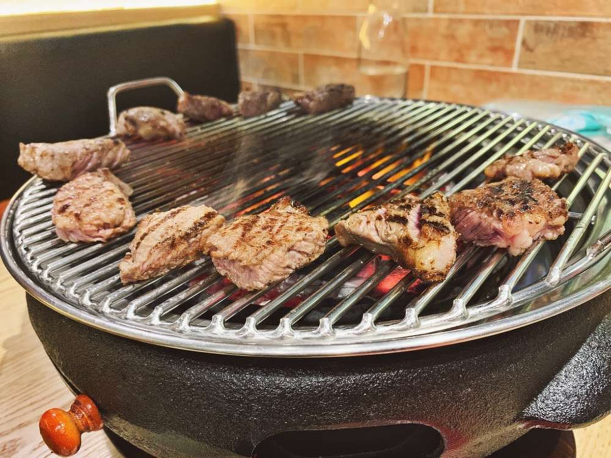 12 spots for the best korean bbq in melbourne bbq k doncaster smoking meat on grill at bbq k doncaster