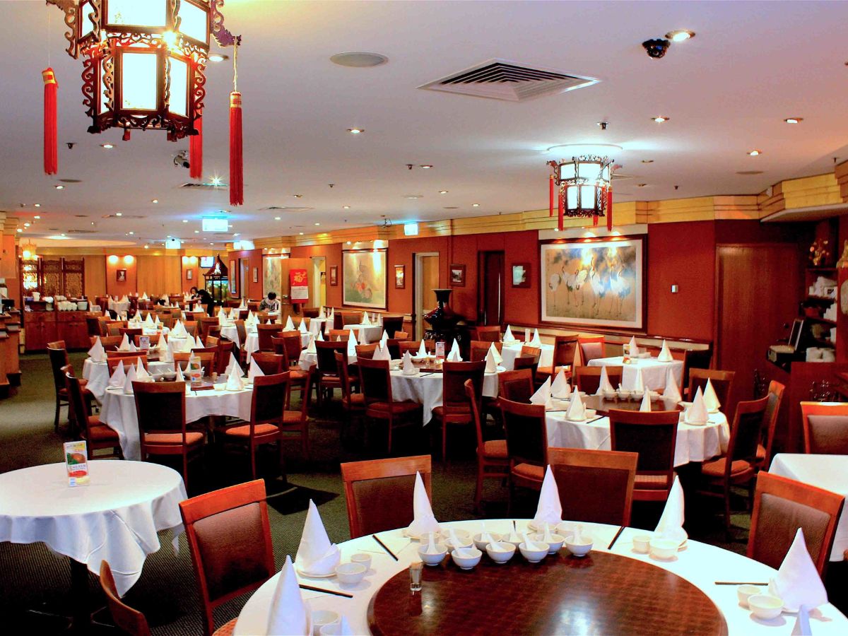 Interior of Palace Chinese Restaurant