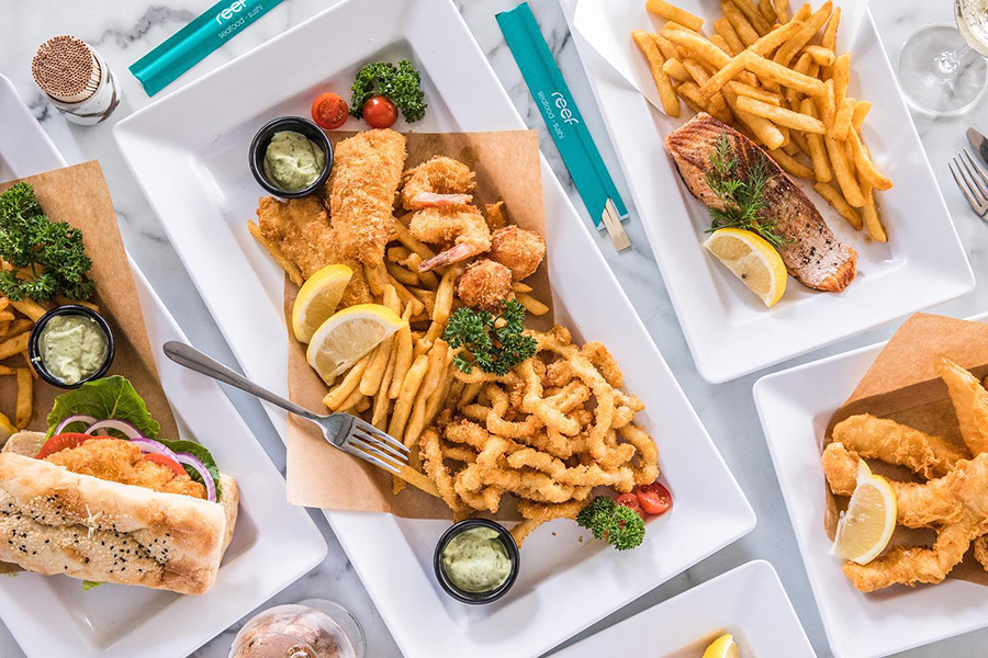 Fish and Chips Shops Brisbane Reef Seafood & Sushi