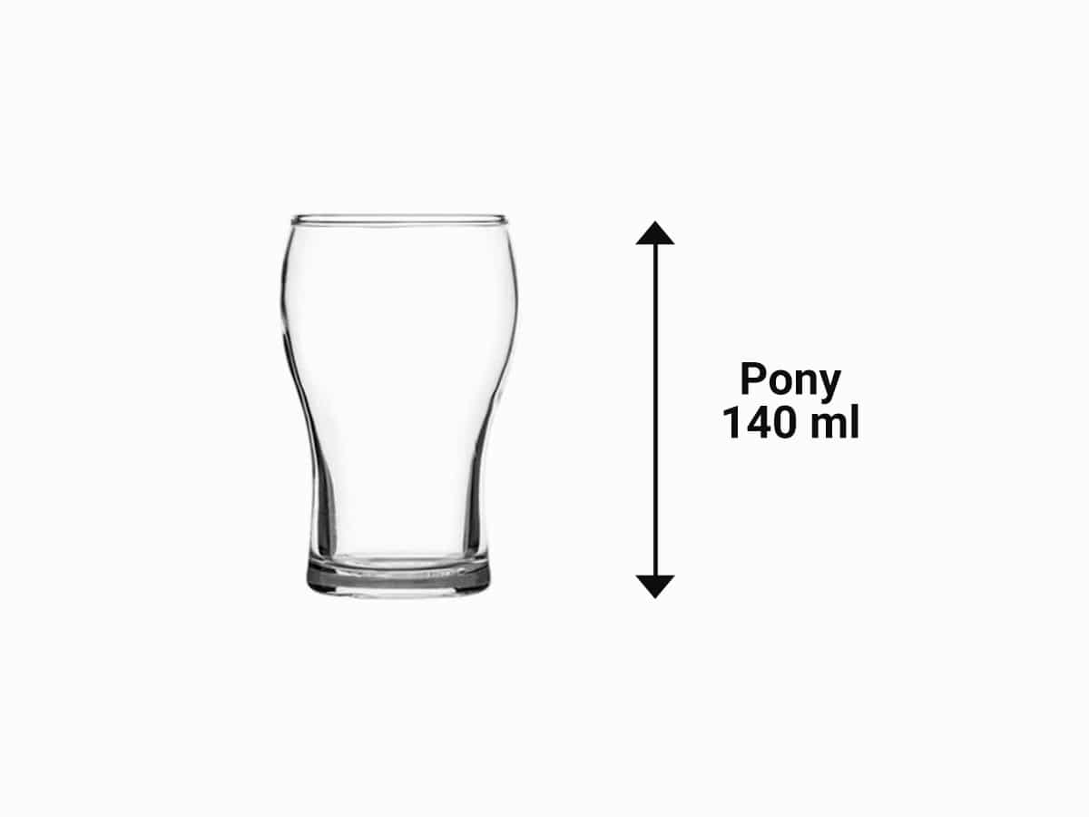 Pony 140 ml beer size in Australia