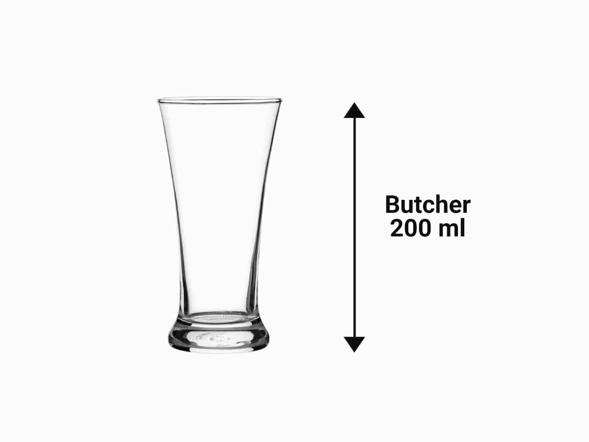 Butcher 200 ml beer size in Australia