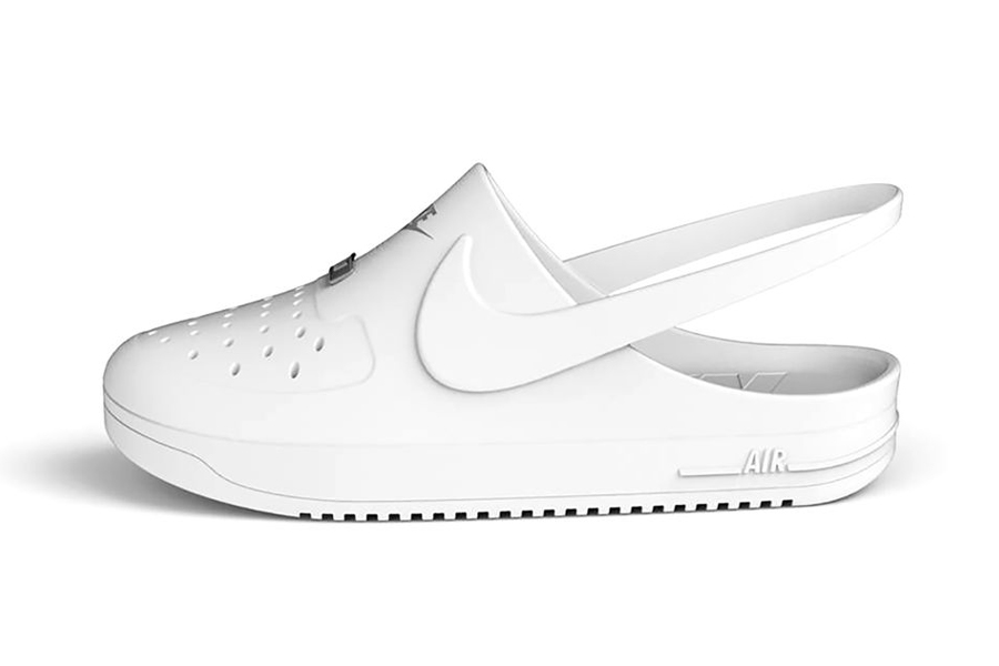 white slip on crocs