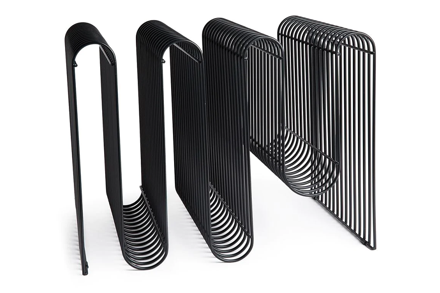 Curva magazine holder