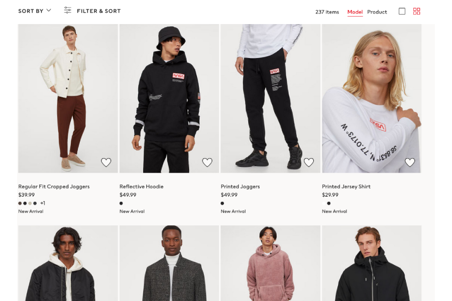 h&m clothing online