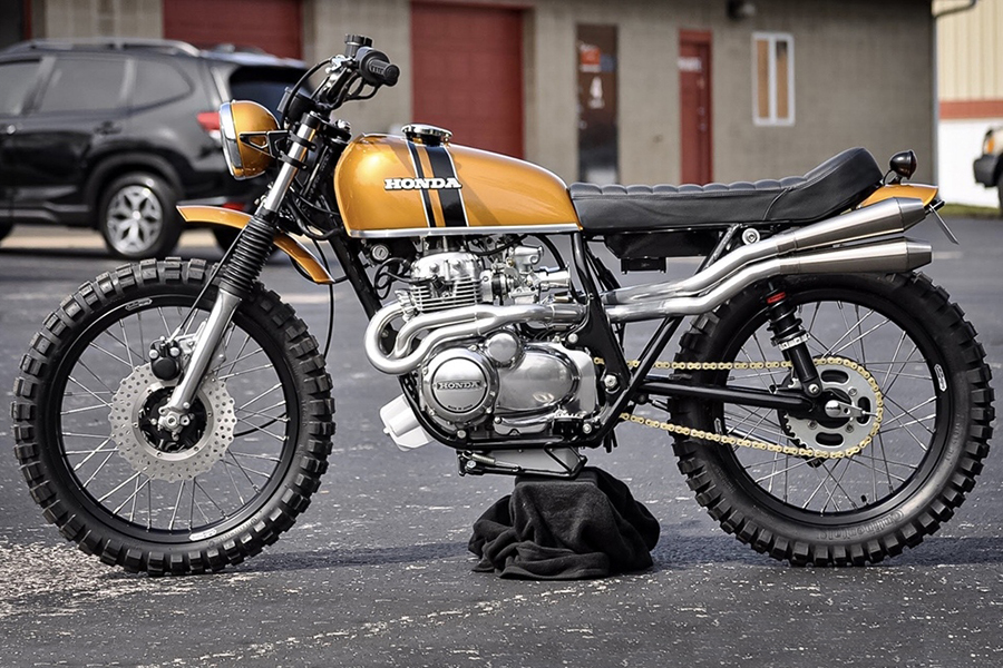 Northbilt Customs Makes Urban Scrambler For Honda Cl350f Man Of Many