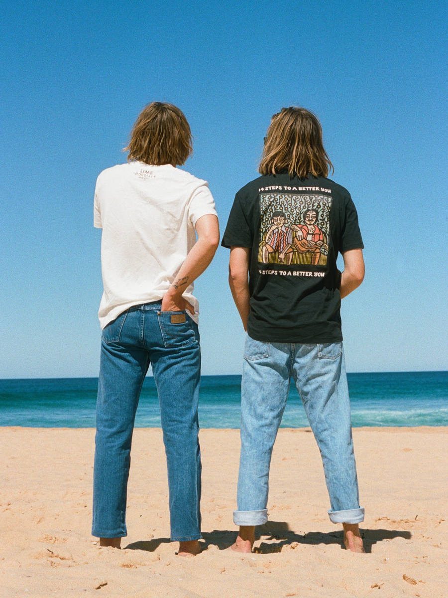 lime cordiale wrangler shirt