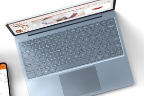 Microsoft Surface Laptop Go from top