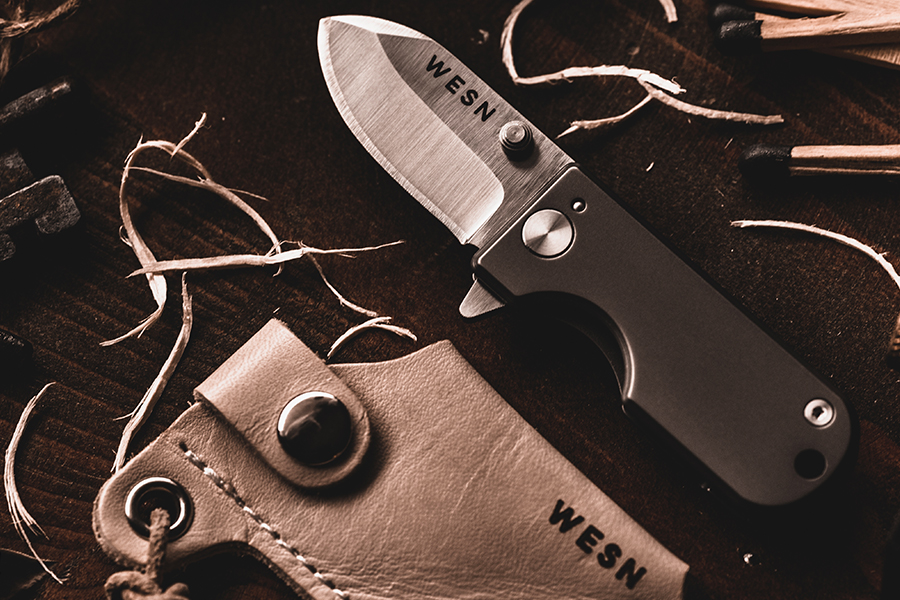 The WESN Microblade Keychain Pocket Knife