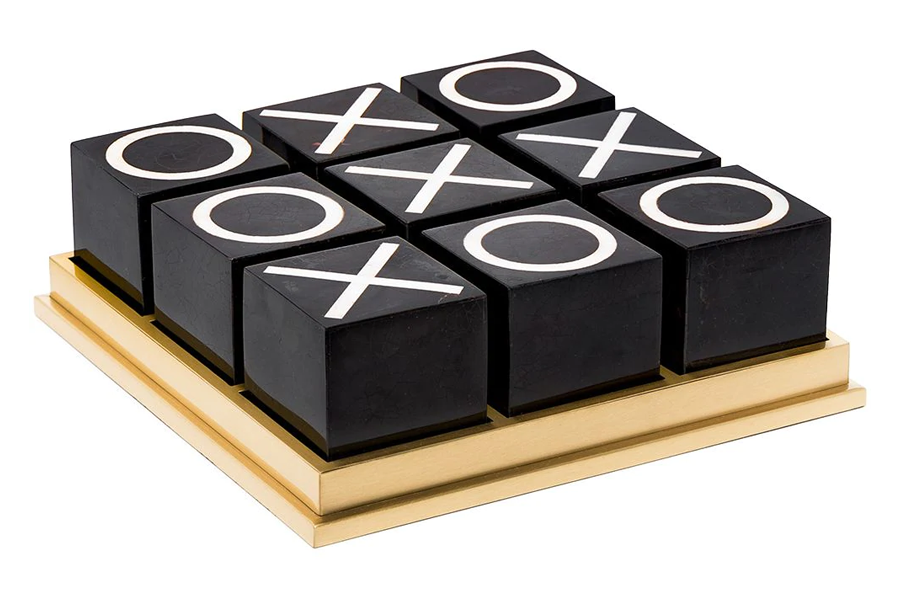 shell tic-tac-toe set