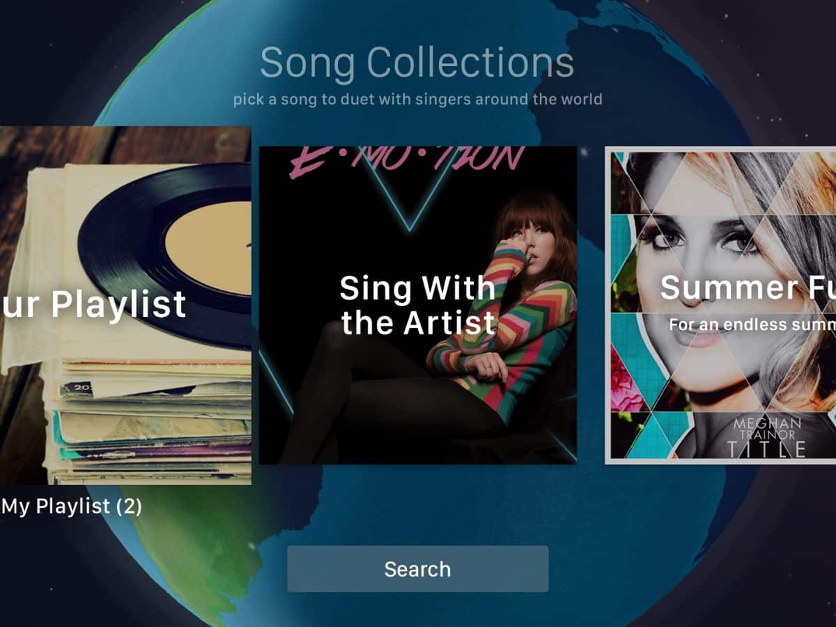 Smule Sing! Karaoke app screen