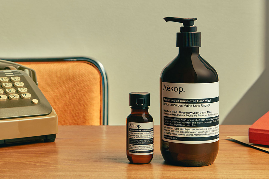 Christmas Gift Guide Aesop Resurrection Rinse-Free Hand Wash