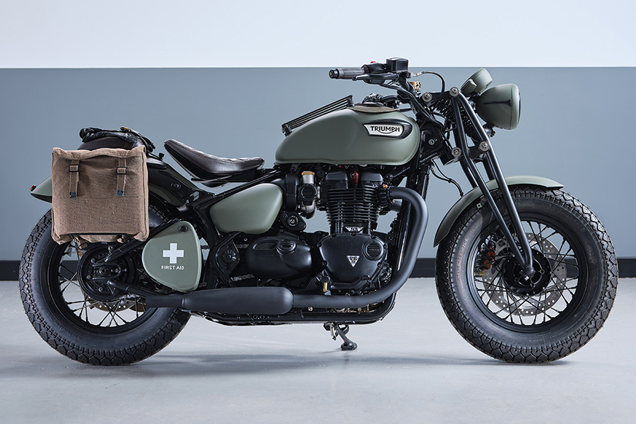 Triumph Motorcycles Bonneville Build back