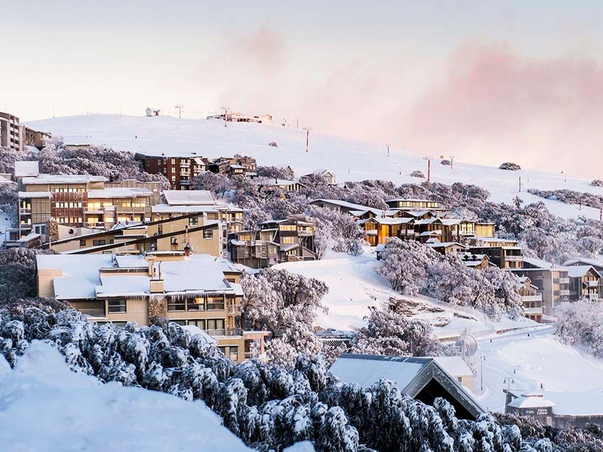 Mountbuller skivillage popular snow destination victoria