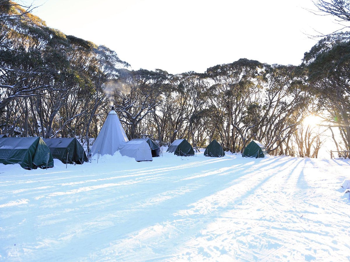 Snowcamping mtstirling victoria