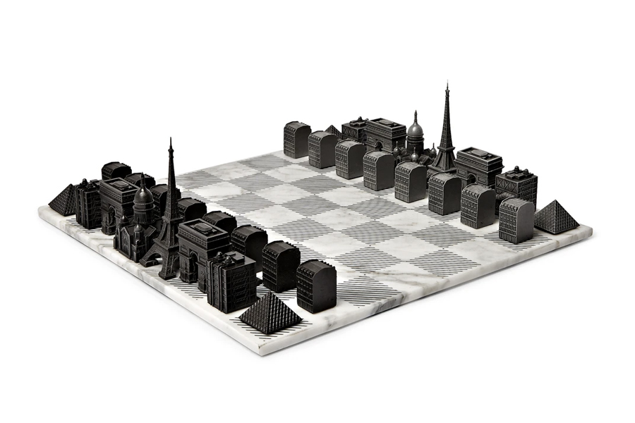 Best Chess Sets - Skyline Chess – Paris Marble and Metal