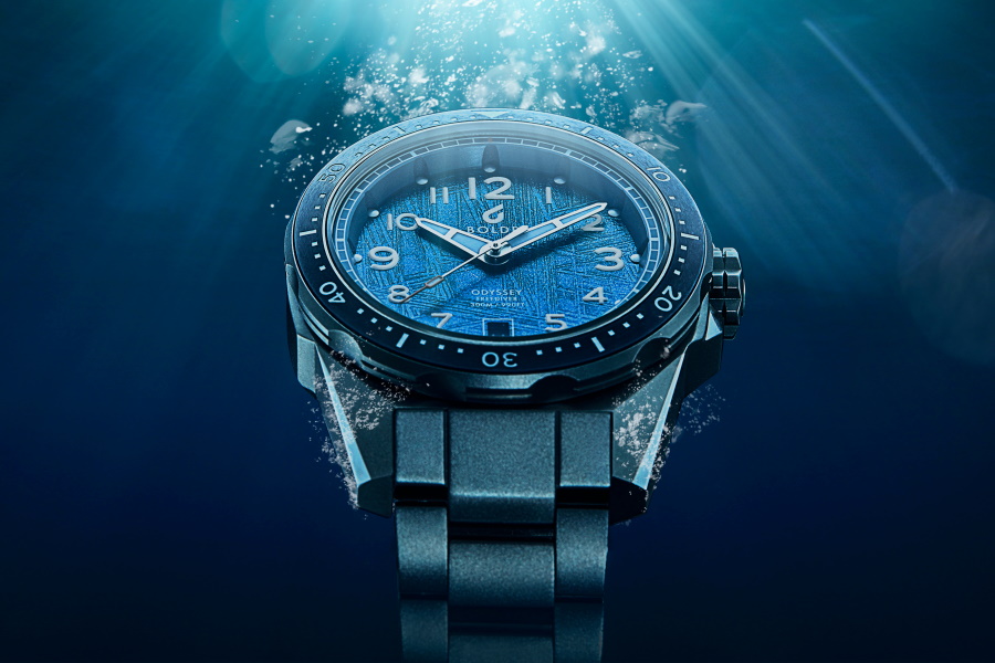 BOLDR Odyssey Freediver watch underwater