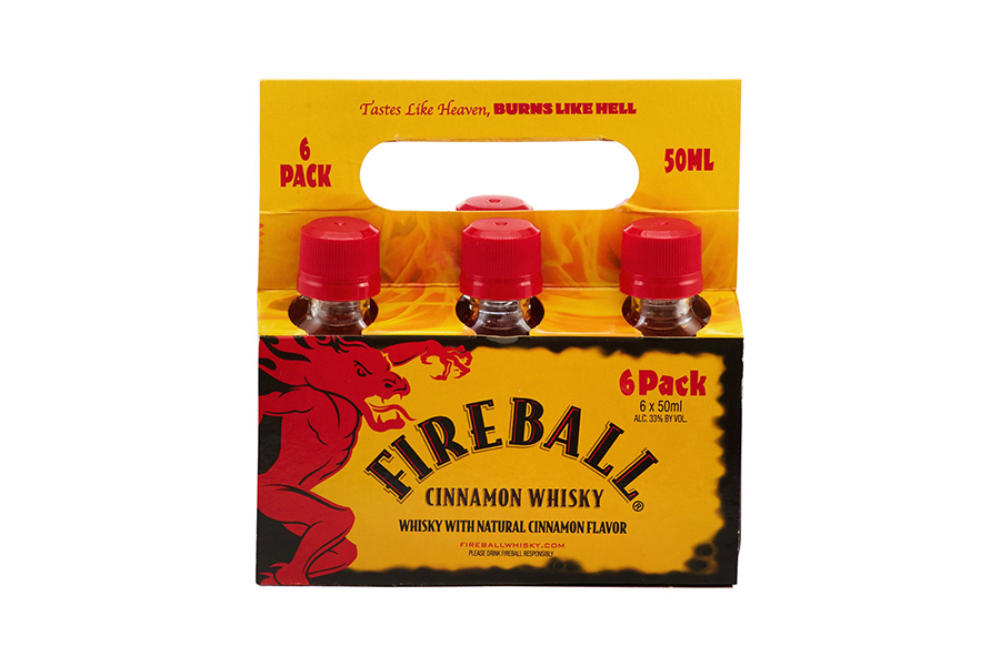 Fireball Cinnamon Whisky Mini's 6 Pack Christmas Gift Guide 