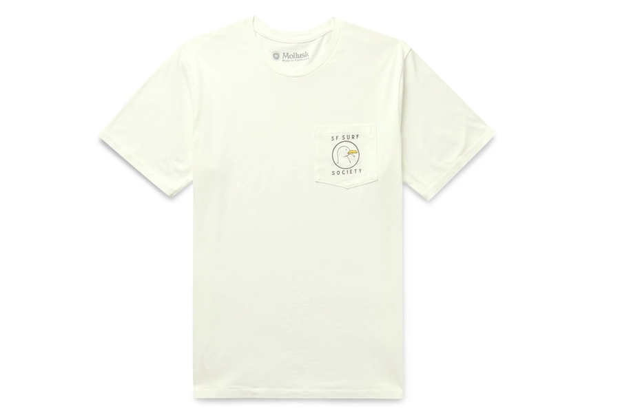 Mollusk Surf Society Printed Cotton-Jersey T-Shirt