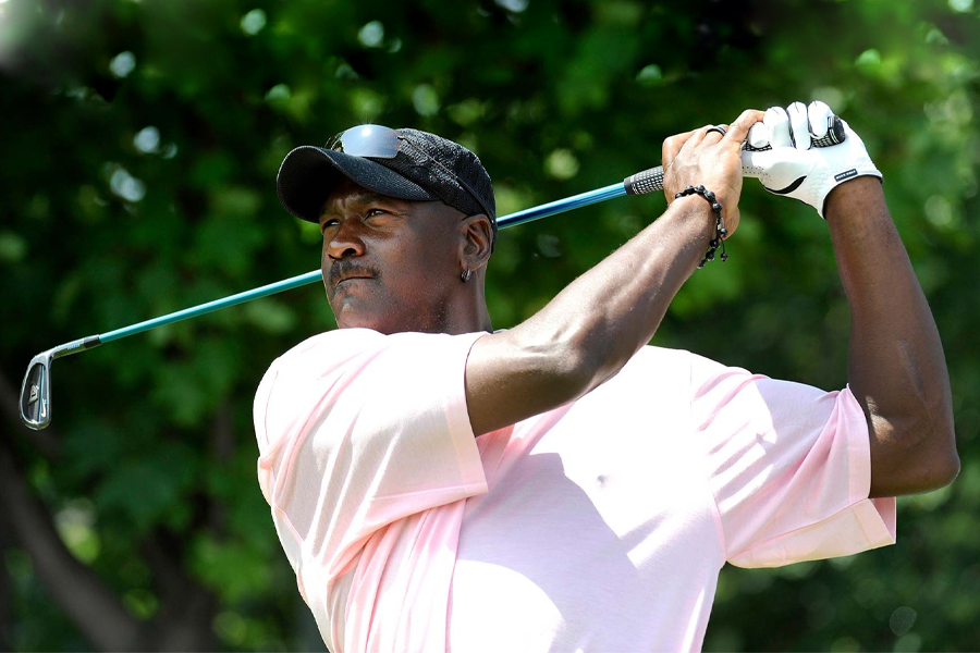 Michael Playing Golf