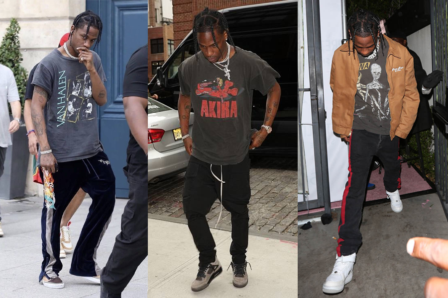 travis scott cargo pants outfit