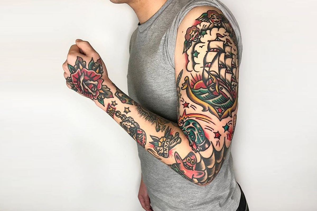 Top 37 Imagen Background Ideas For Sleeve Tattoos Thpthoanghoatham 